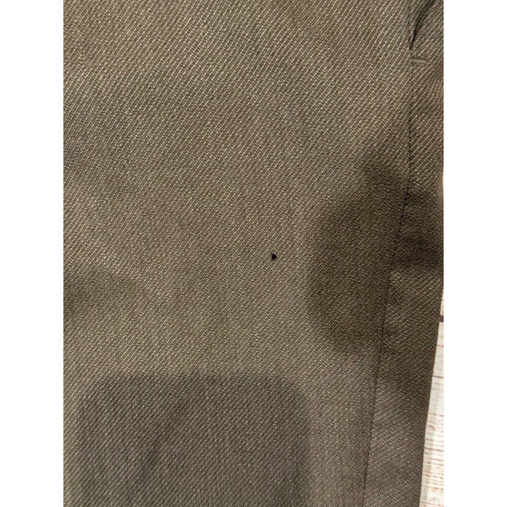 NWT Michael Kors 34x31 Brown Flat Front Straight Stretch Men's Dress Pants - Picture 4 of 7